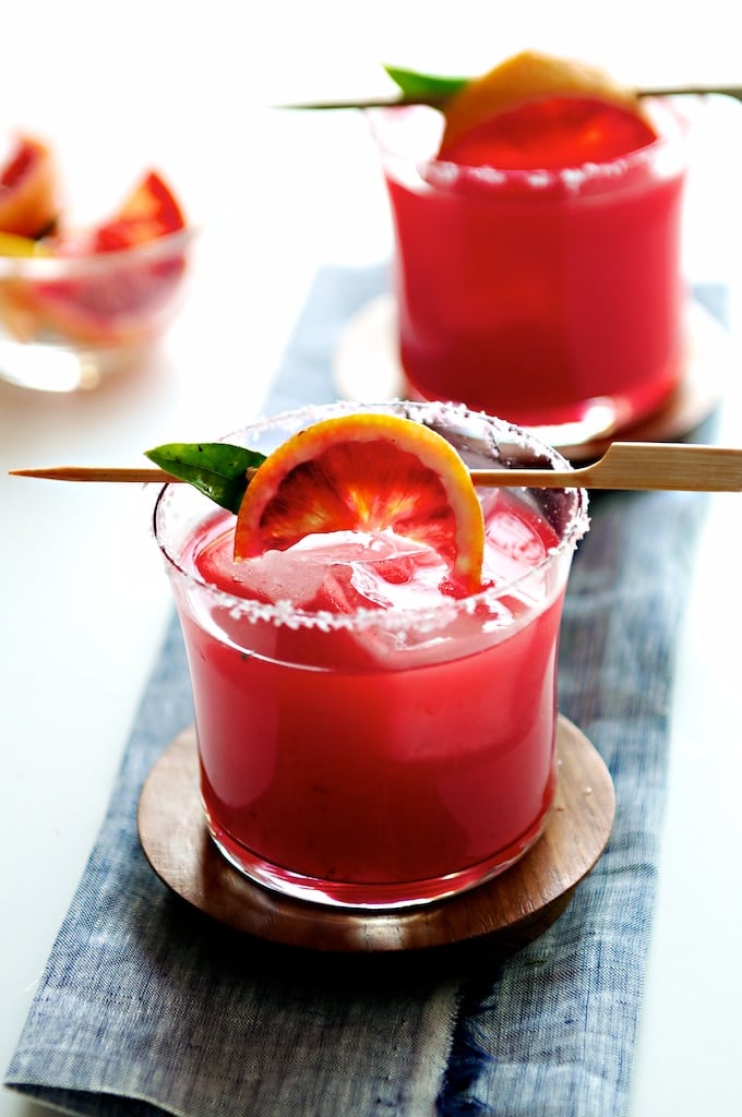 Classic Blood Orange Margarita Recipe | White On Rice Couple