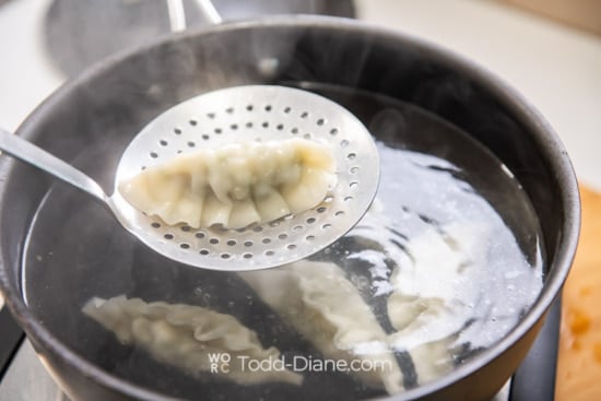 boiling dumplings