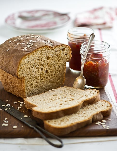 Whole Wheat Bread (with Homemade Whole Wheat Flour)