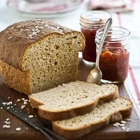 Honey Wheat Bread Recipe with Oats - Of Batter and Dough