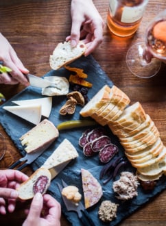 Charcuterie and cheese platter | @whiteonrice
