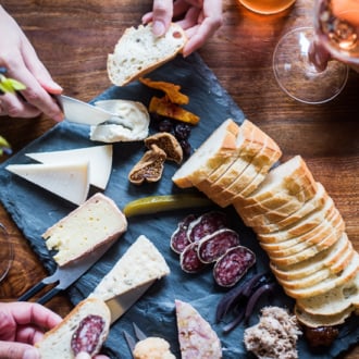 Charcuterie and cheese platter | @whiteonrice