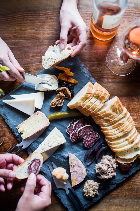 Charcuterie and cheese platter | @whiteonrice