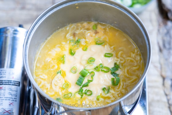 ramen with cheese
