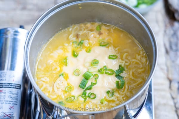 ramen with cheese