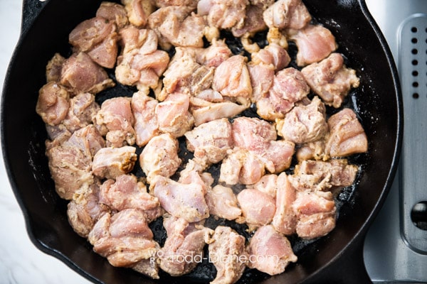 cooking chicken bites