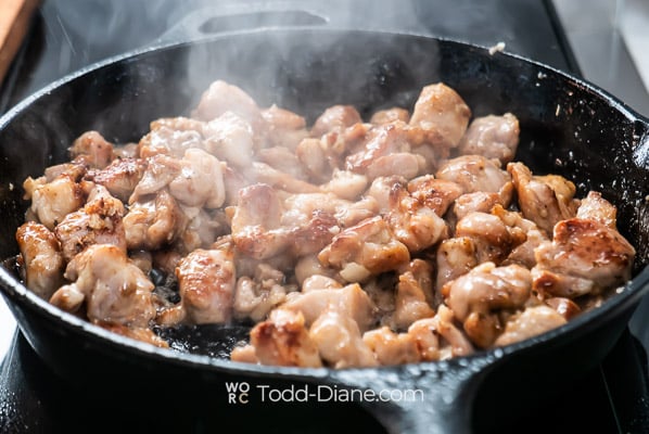 cooking chicken bites