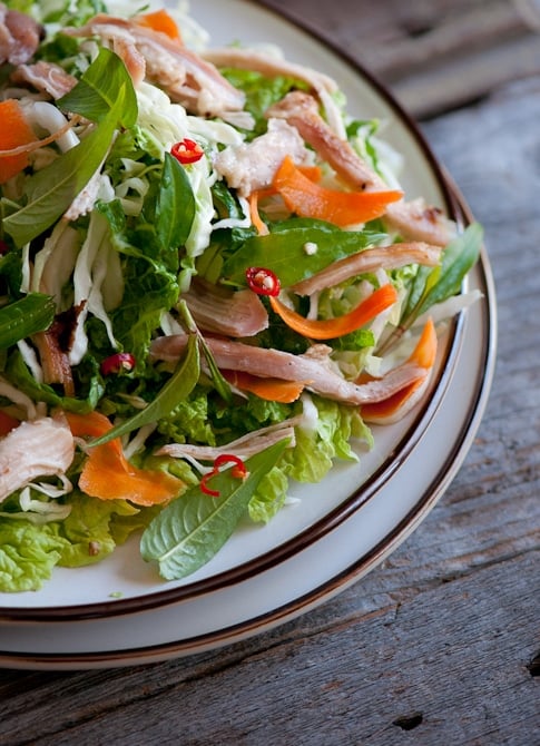 Bowl of Vietnamese Chicken Salad