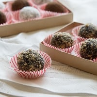 Chocolate Bourbon Balls - Brown Eyed Baker