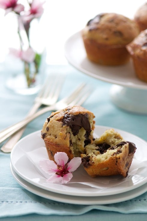 Blood orange chocolate muffins recipe | WhiteOnRicecouple.com