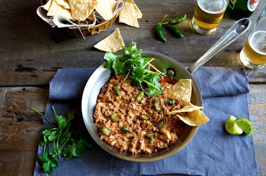 Chorizo Cheese Dip Recipe with EASY Stove Top White On Rice Couple