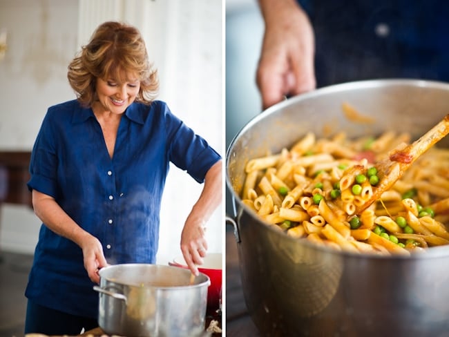 cristina cooking pasta 