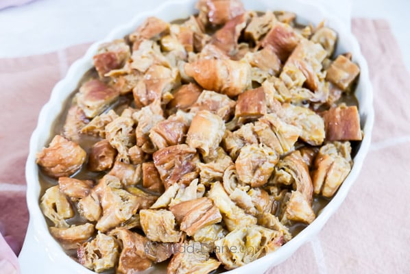 raw bread pudding mix