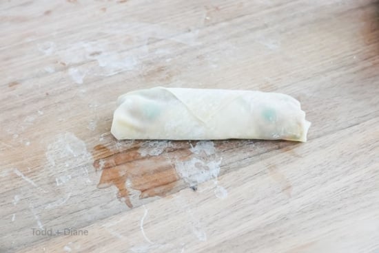 finished egg rolls