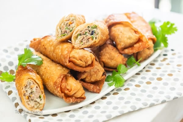 finished egg rolls