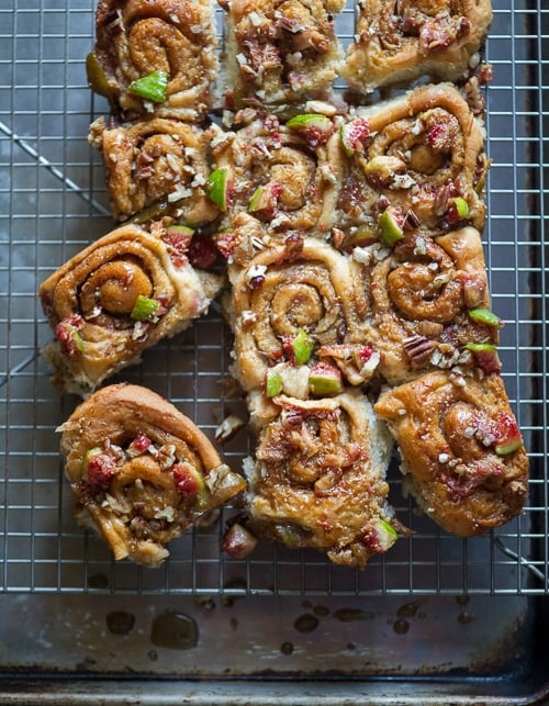 Fig Pecan Sticky Buns Recipe @whiteonrice