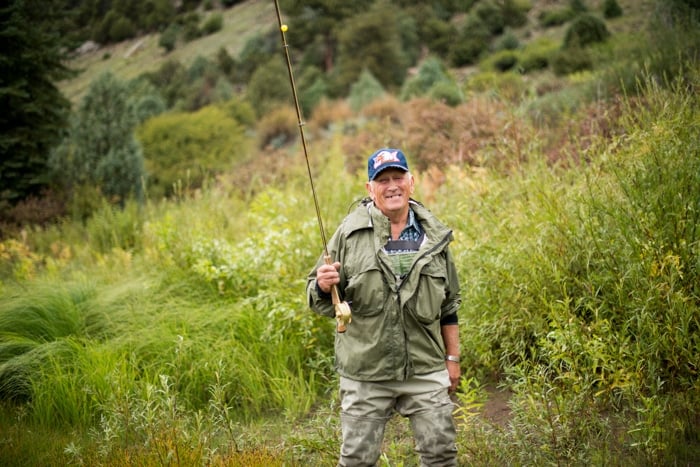 Fly Fishing School with Orvis in Colorado on White On Rice Couple