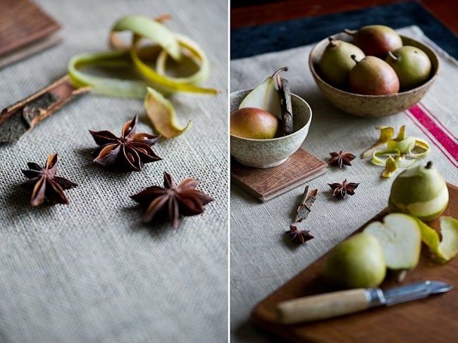 pears and spices 