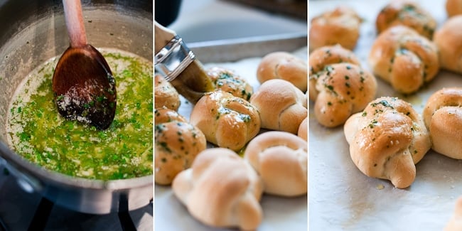 Super Easy and Homemade Garlic Knots Recipe on White ON Rice Couple 