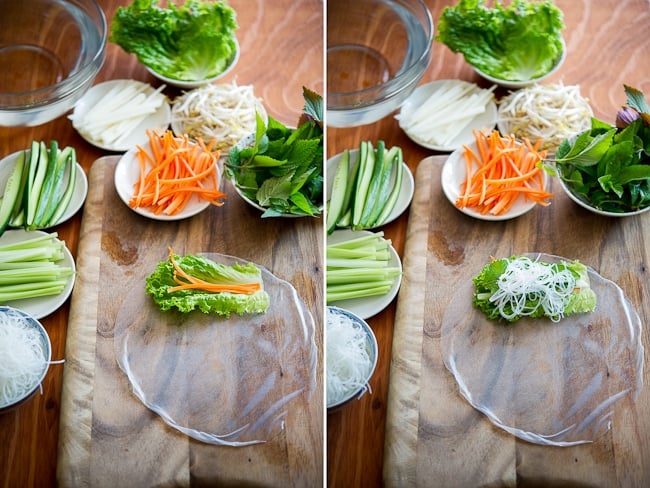 Vietnamese Fresh Spring Rolls Recipe or Summer Rolls, Rice Paper Rolls @whiteonrice