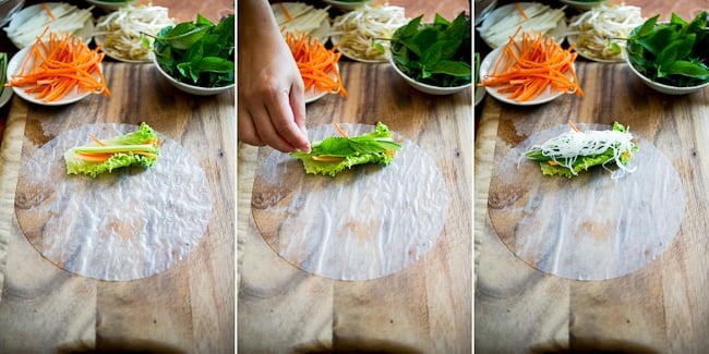 How to make rice paper rolls