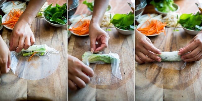 how to make spring roll paper