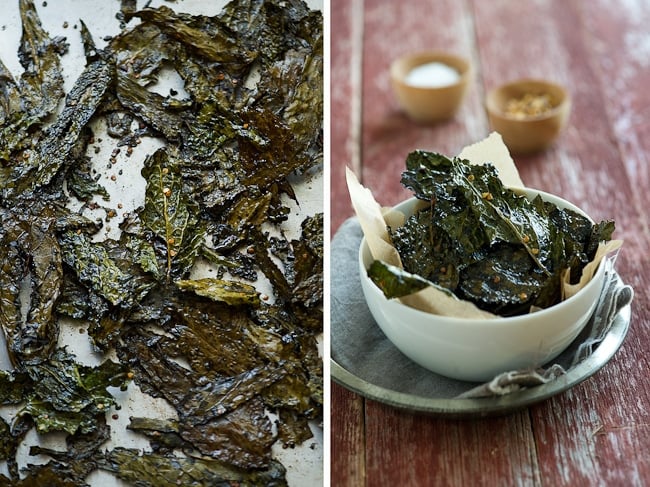 Spicy Kale Chips step by step photo