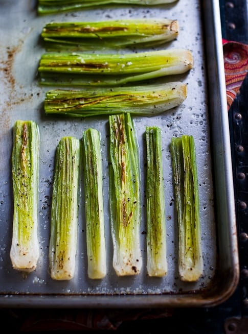 broiled leeks photo 