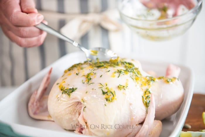 Easy Lemon Rosemary marinade | WhiteOnRiceCouple.com