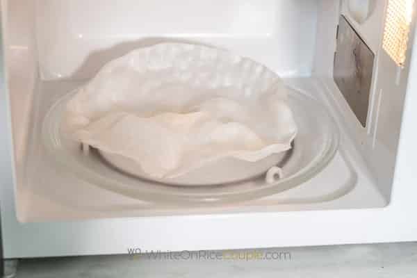puffy rice paper crisp in microwave