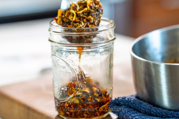 storing in air tight jar