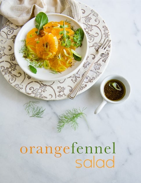 orange fennel salad with toasted fennel vinaigrette 