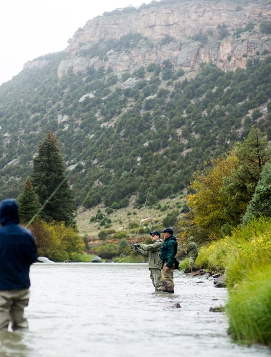 Fly Fishing School with Orvis in Colorado on White On Rice Couple