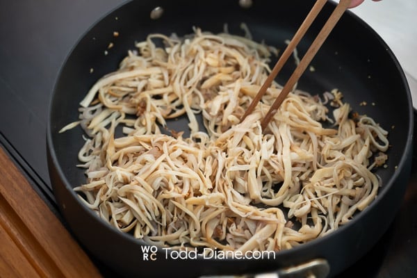 cooking noodles
