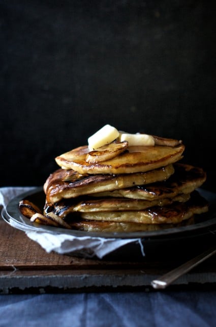 stack of sour cream pancake recipe from todd diane 
