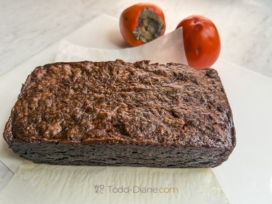 cooling persimmon bread