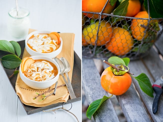 Persimmon Fool Pudding Recipe | WhiteOnRiceCouple.com