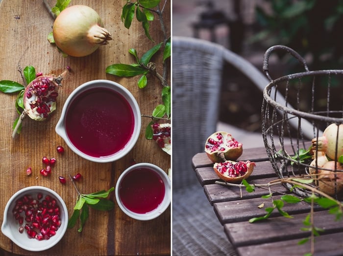 Fresh Pomegranate Juice step by step photos