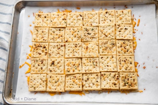 Baked crackers