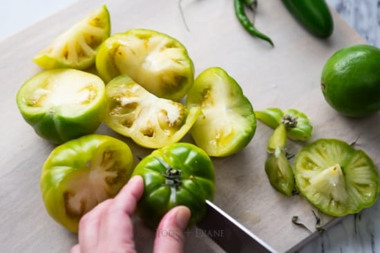 green tomato chutney ingredients