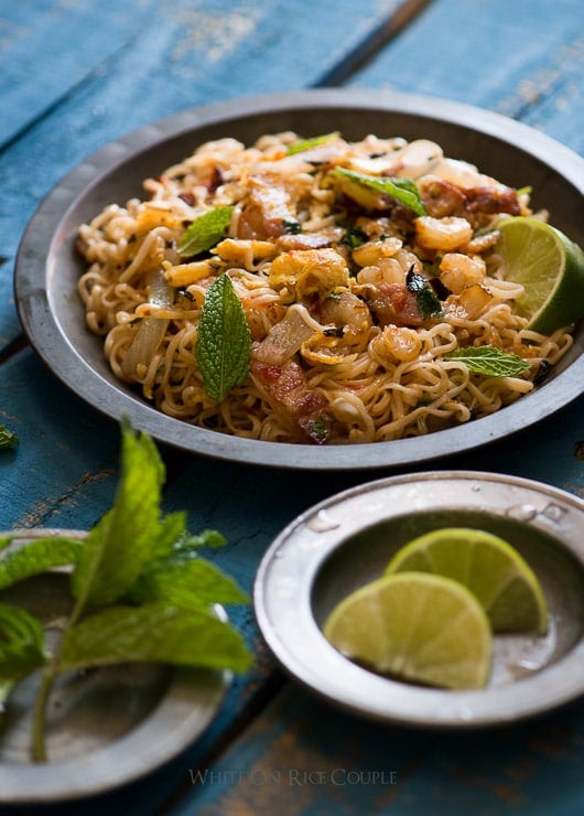 Todd's Noodle Stir Fry on a plate