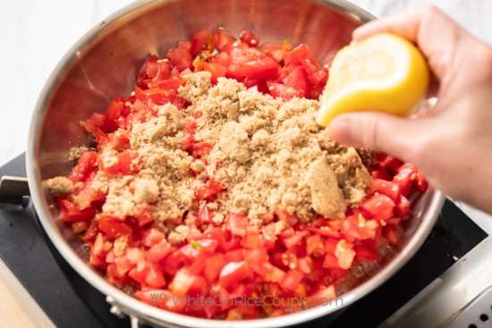 raw ingredients in pan