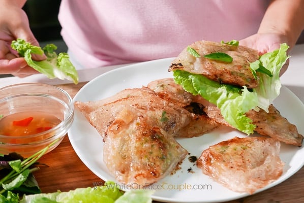 dumplings on plate