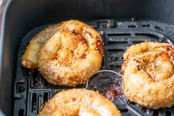 Air fried spirals
