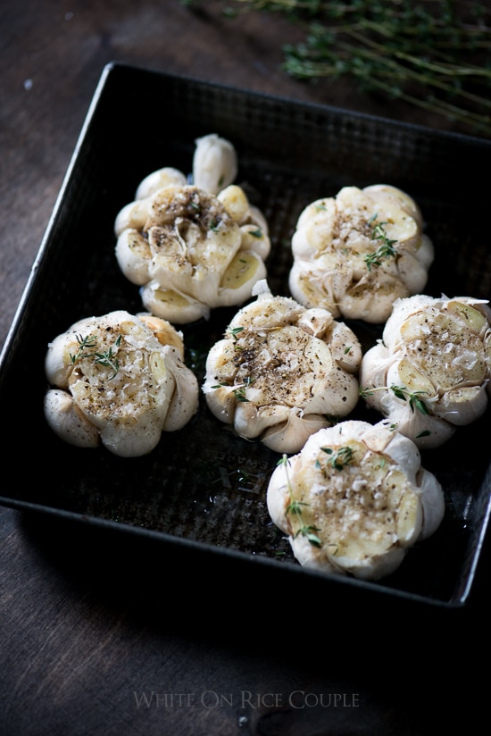 Roasted Garlic Recipe | @whiteonrice