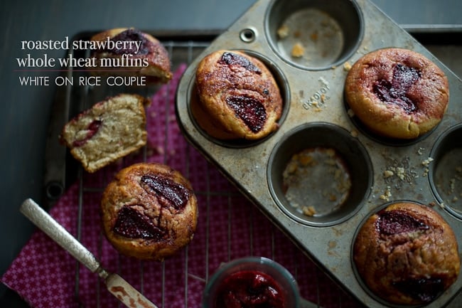 Whole Wheat Strawberry Muffins Recipe 