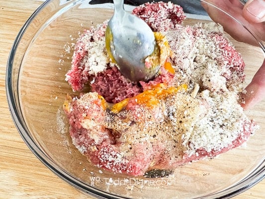 Salisbury steak meat mix