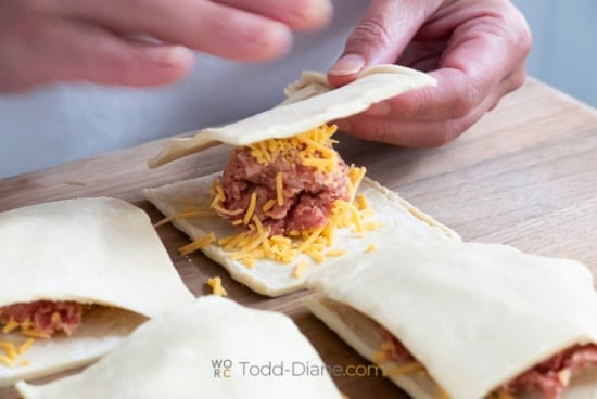 puff pastry dough top