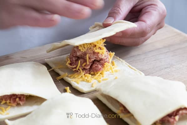 puff pastry dough top