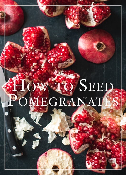 How to seed pomegranates or remove seeds from pomegranates